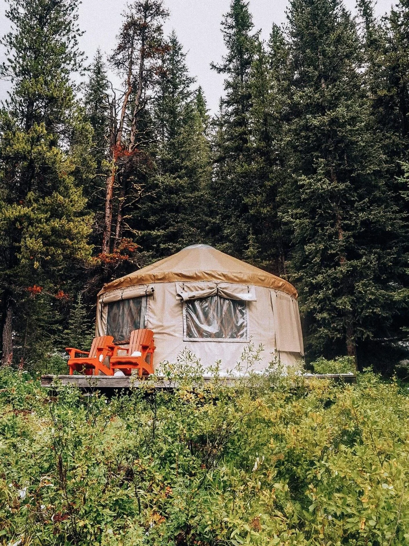 Mountain Engadine, Alberta, Canada, Glamping Experience