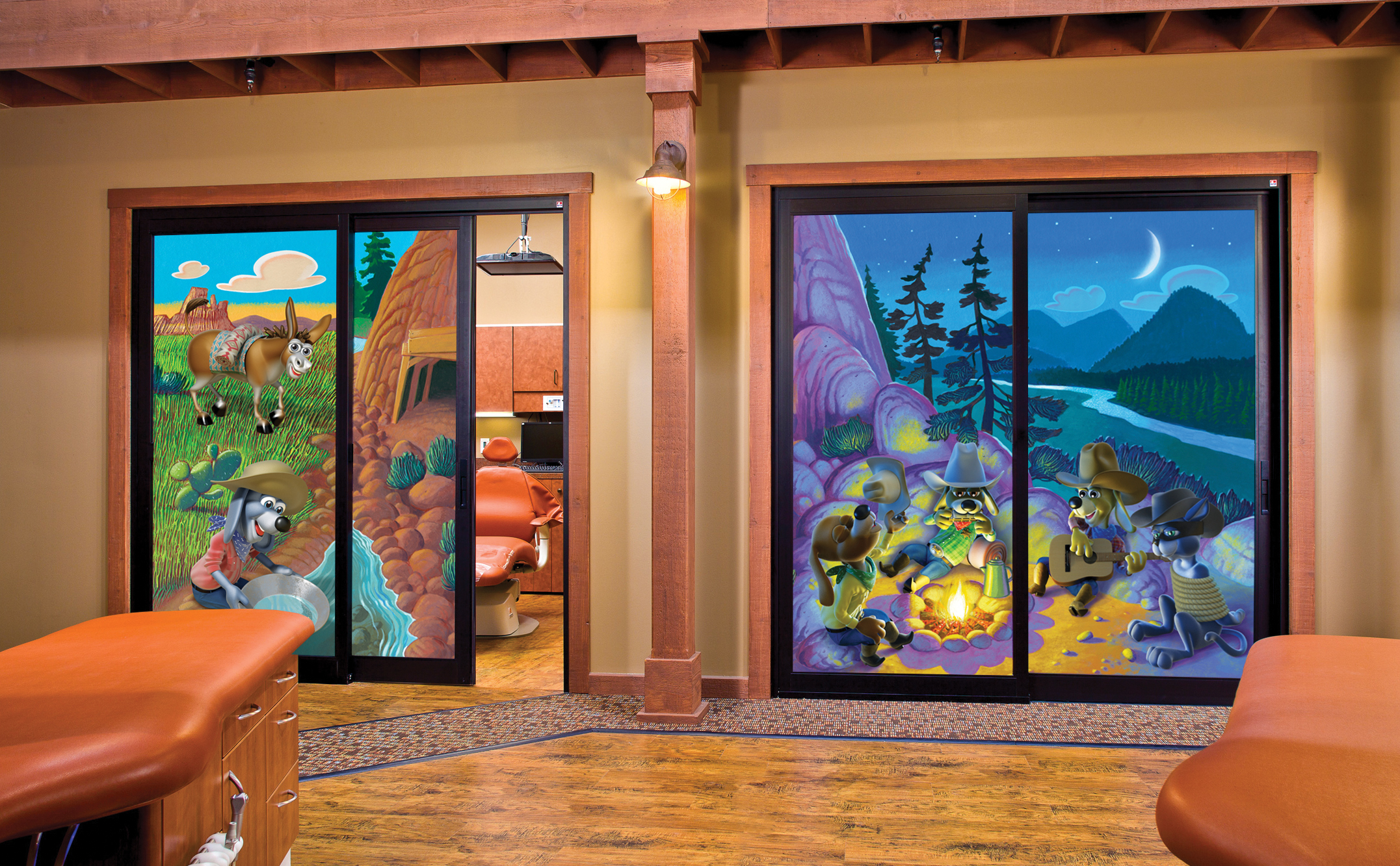 Horton Quiet Room Dental Door Murals