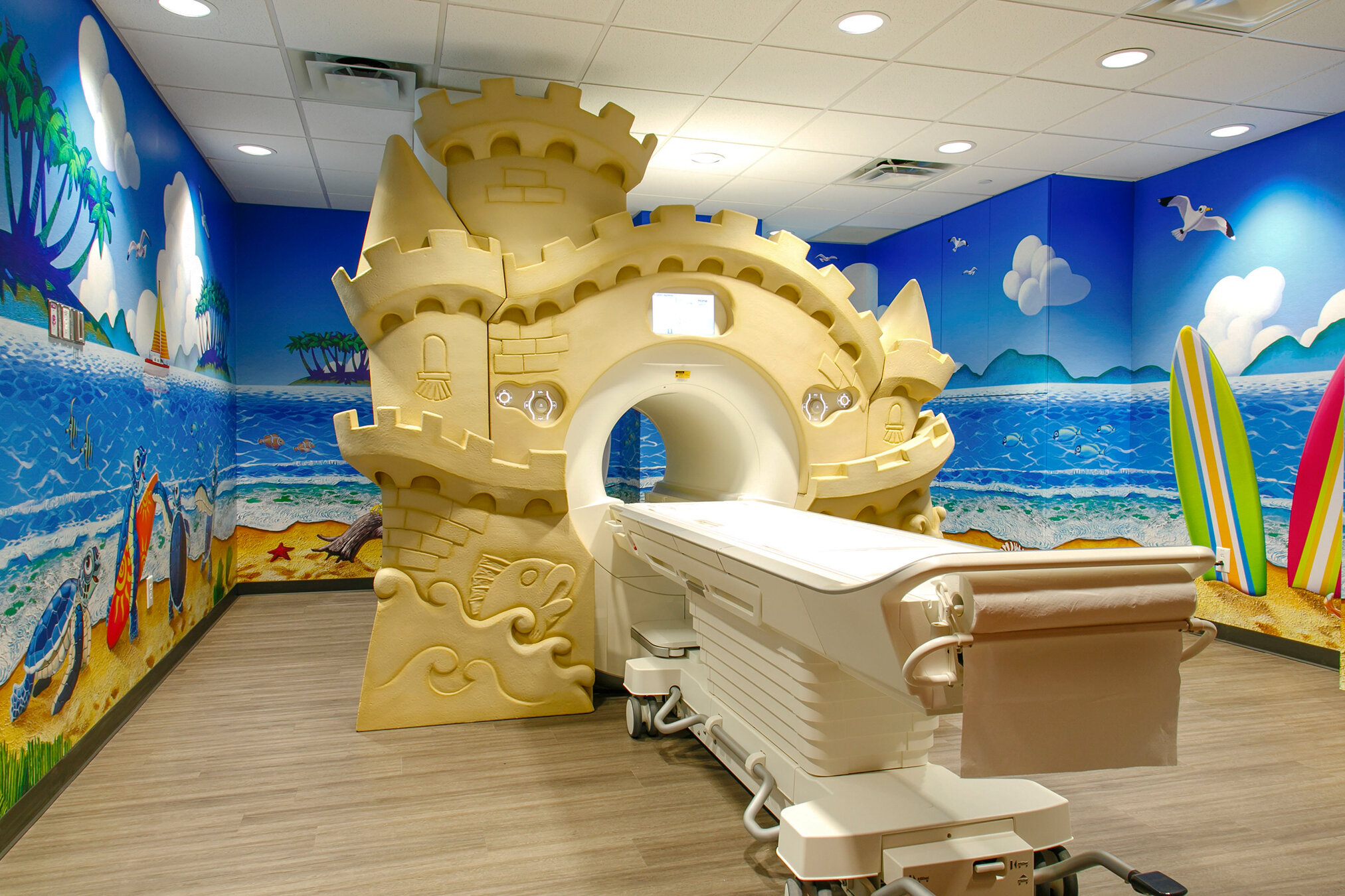 SAND CASTLE BEACH DESIGN: CUSTOM FOR CHILDREN'S HOSPITAL 