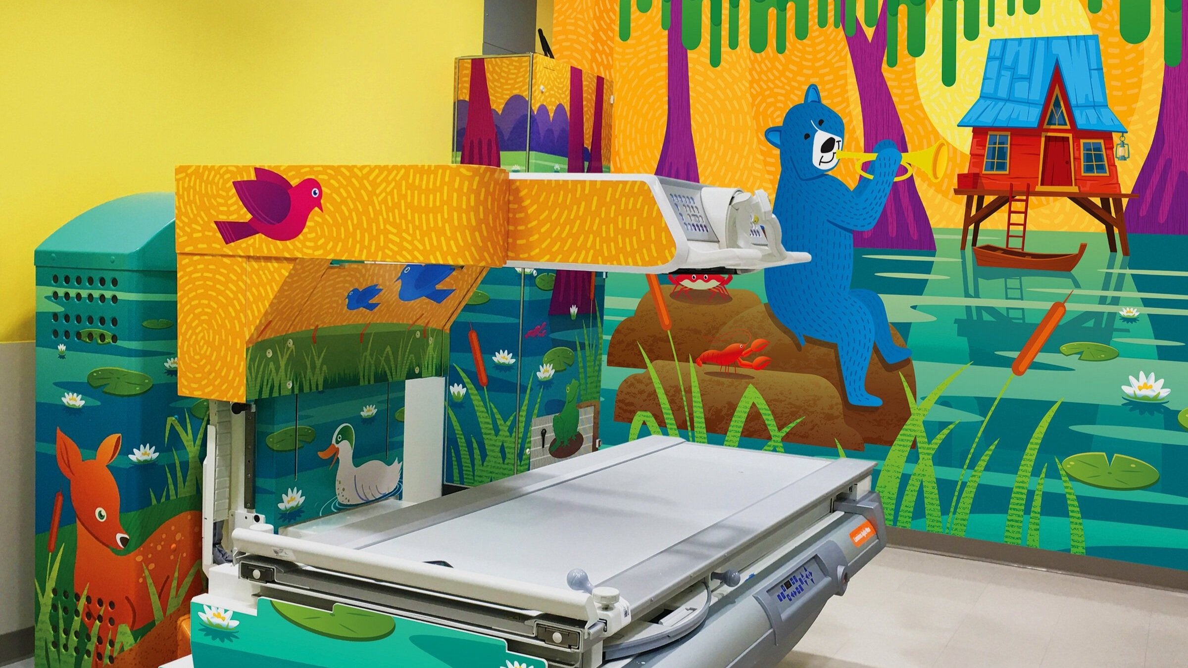 X-Ray Room at Our Lady of the Lake Children's Hospital