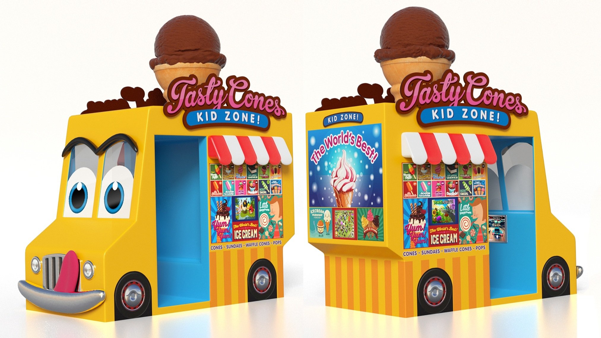 Ice Cream Truck Game Lobby Kiosk