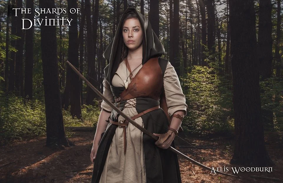 Tooled leather accessories for Aelis from Shards of Divinity