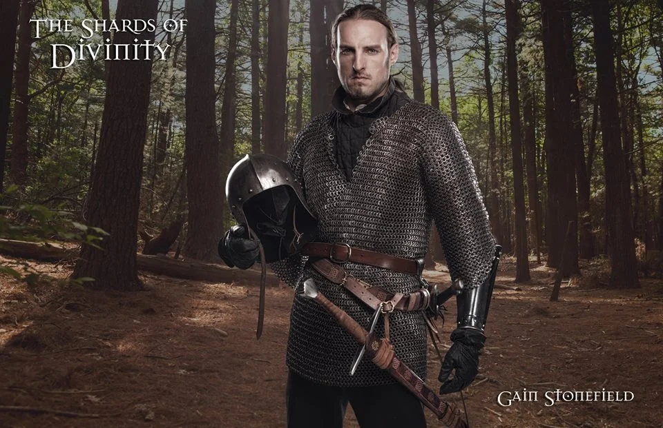 Tooled Leather Scabbard, Sword Suspension and Belt