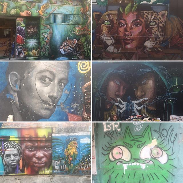 More stunning work around #lapa #graffiti #mural #art #Rio #streetart #spraypaint #dali #salvadordali