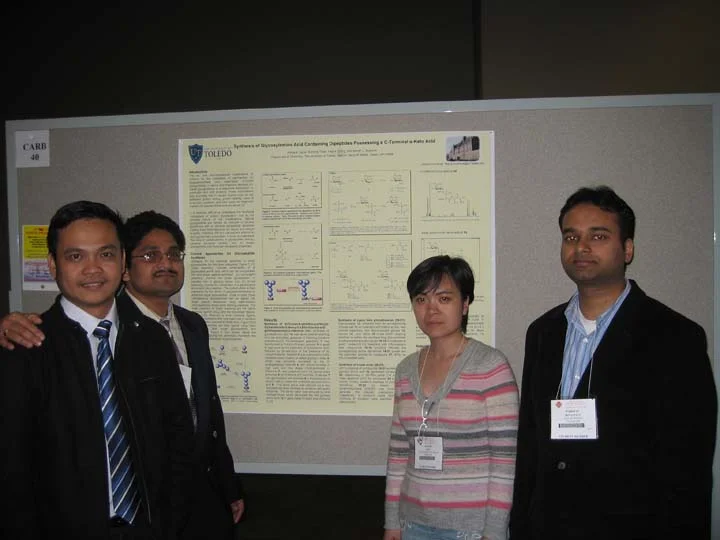 Rommel Aditya Haojie Parijat Chicago ACS 2007.jpg
