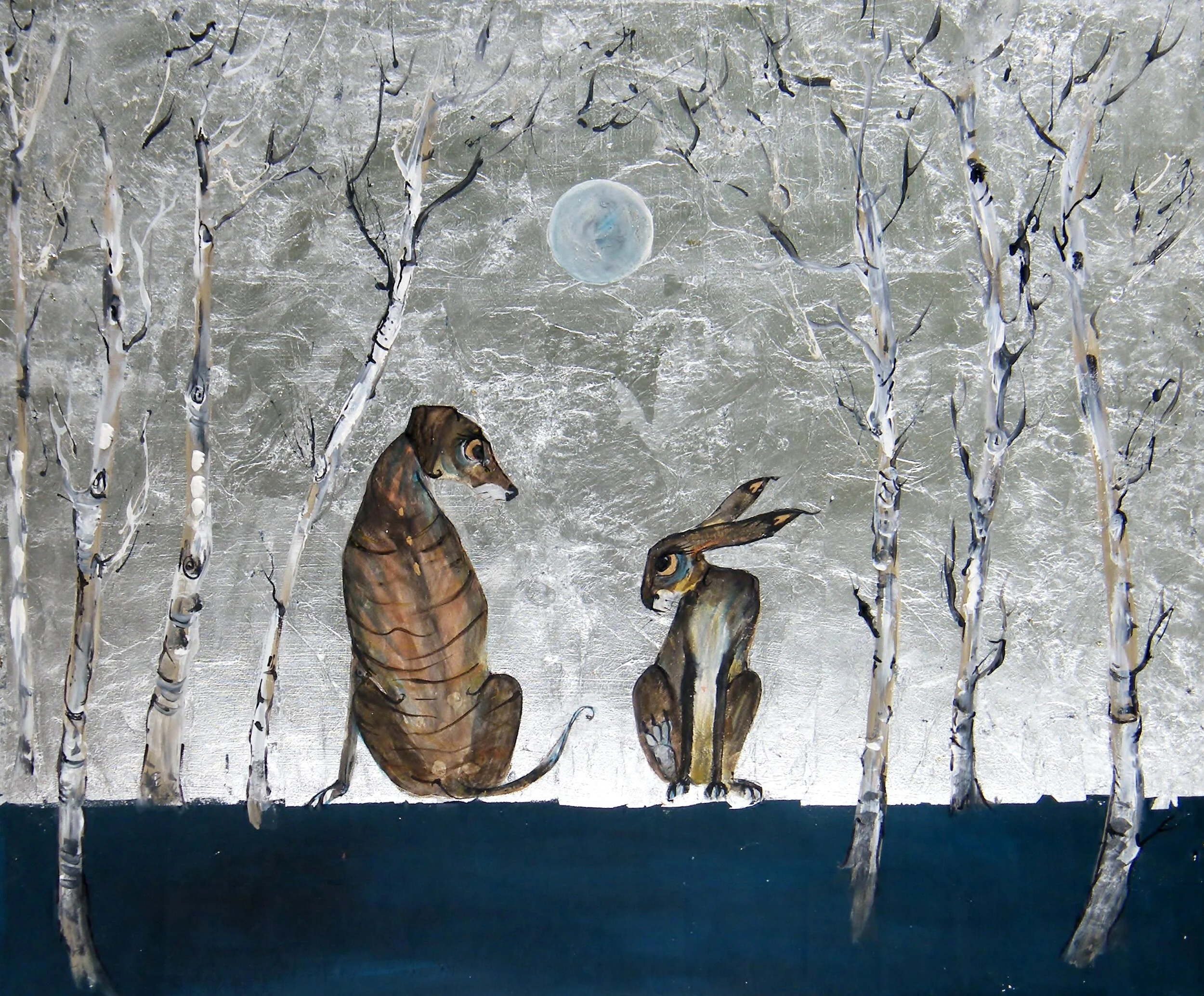 hare amd hound in silver birches.JPG