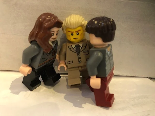 Harry Potter was a close as I could come to mini-figures dressed for work.