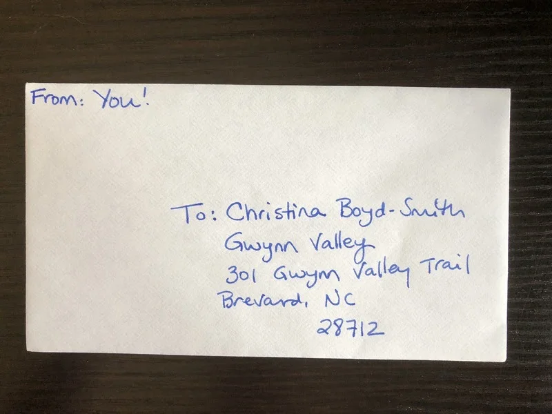 Do you remember? This is what a personal letter looks like.
