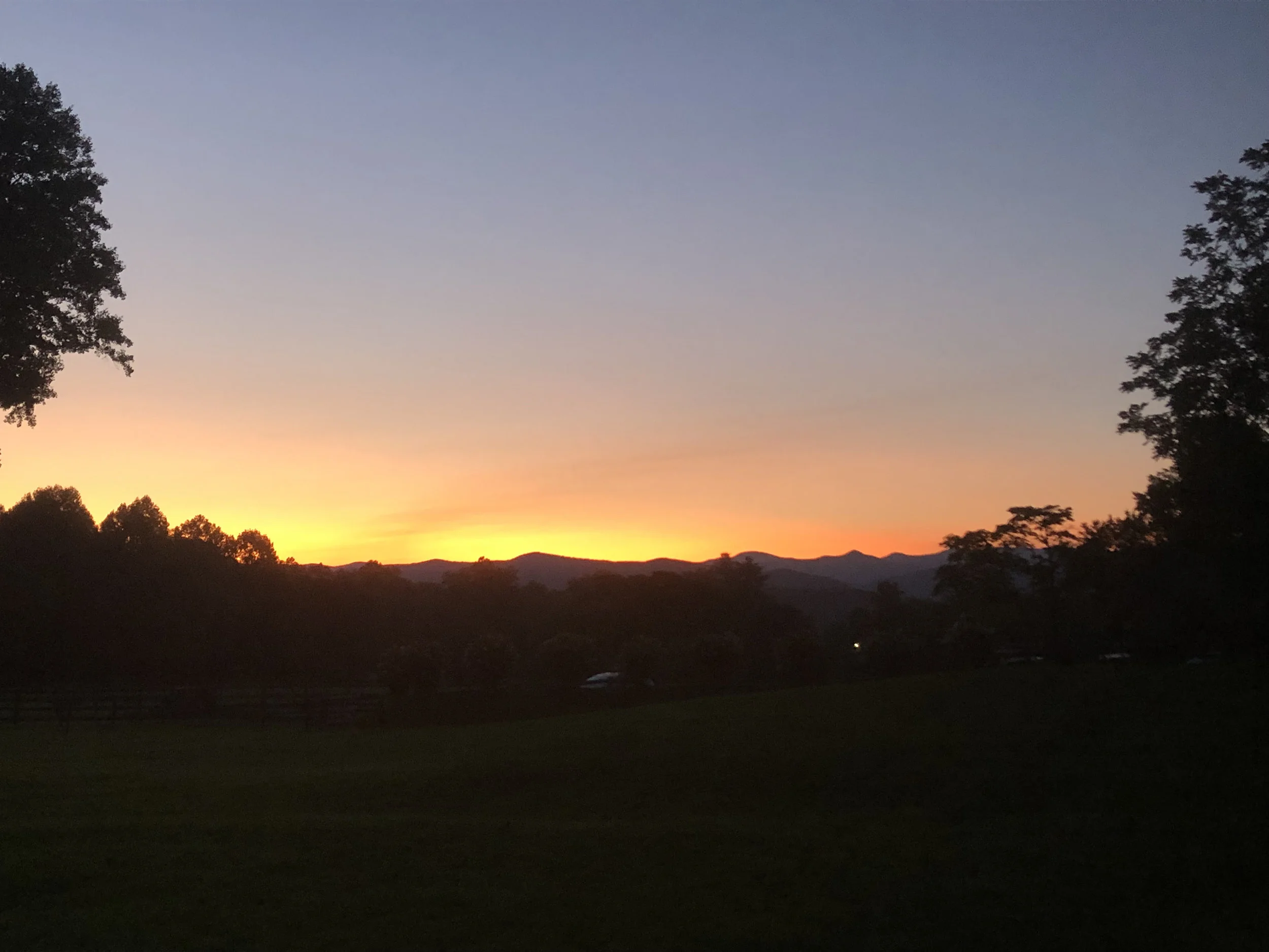 Gwynn Valley at sunset