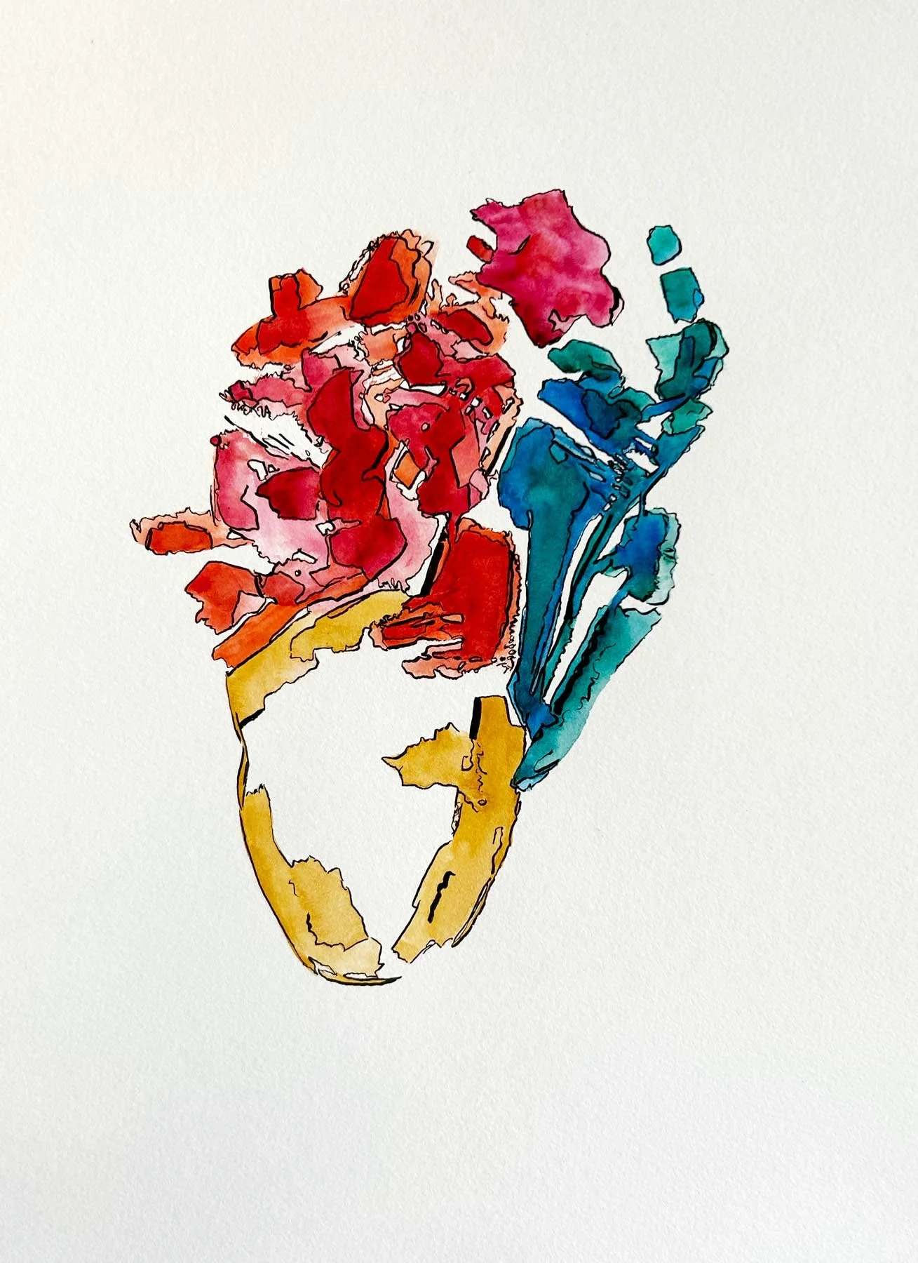 Sometimes Yes

 

2021, 9" x 12", watercolor and ink on paper SOLD