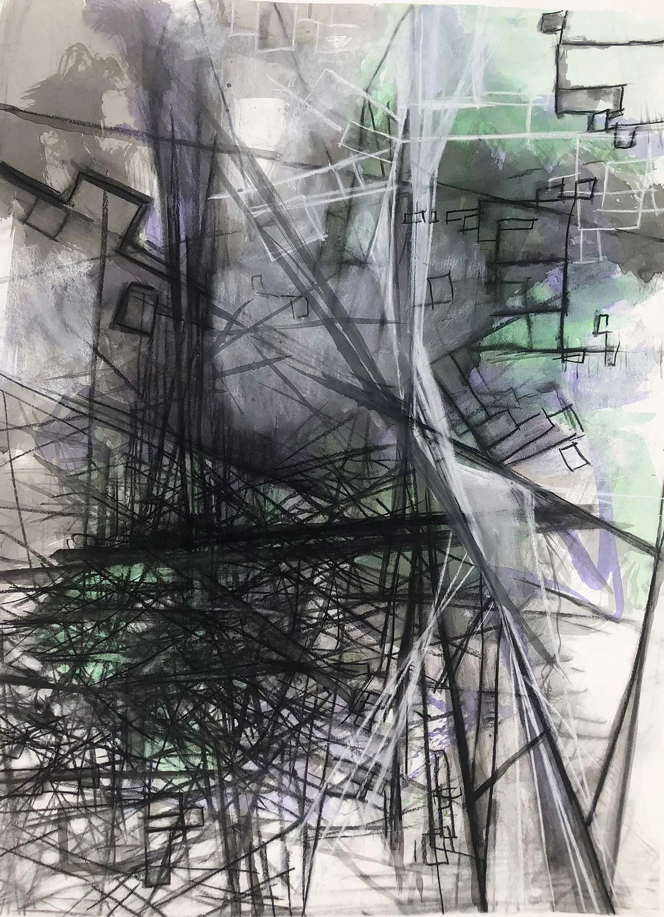 The Neighborhood

 

2016 20" x 30" charcoal, conte, graphite and ink wash on paper