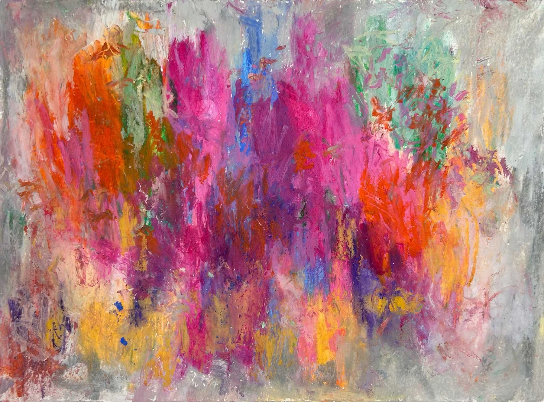 A Beautiful Day

 

2025, 12" x 9", oil pastel on paper