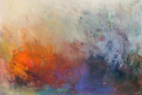 November Fireworks | Oil Pastel | 22" x 30"