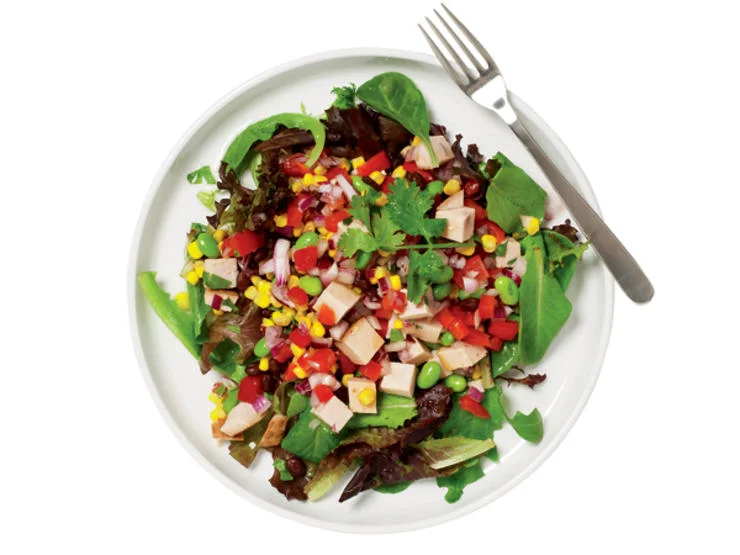 Smoked Turkey, Black Bean and Edamame Salad by The Editors at Prevention.com