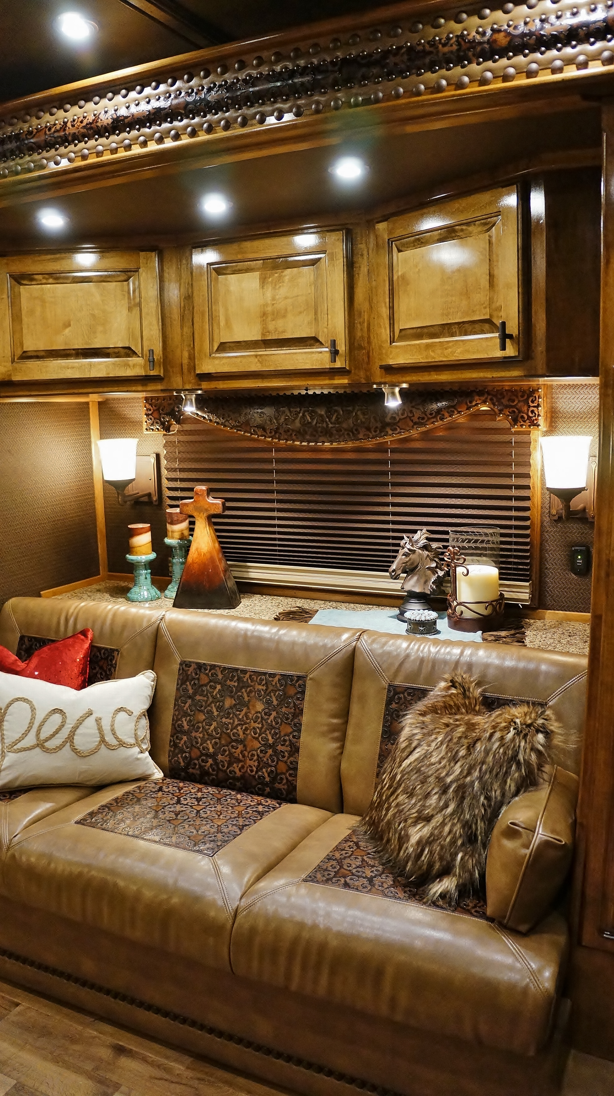 Slide Out Front Leather Inset