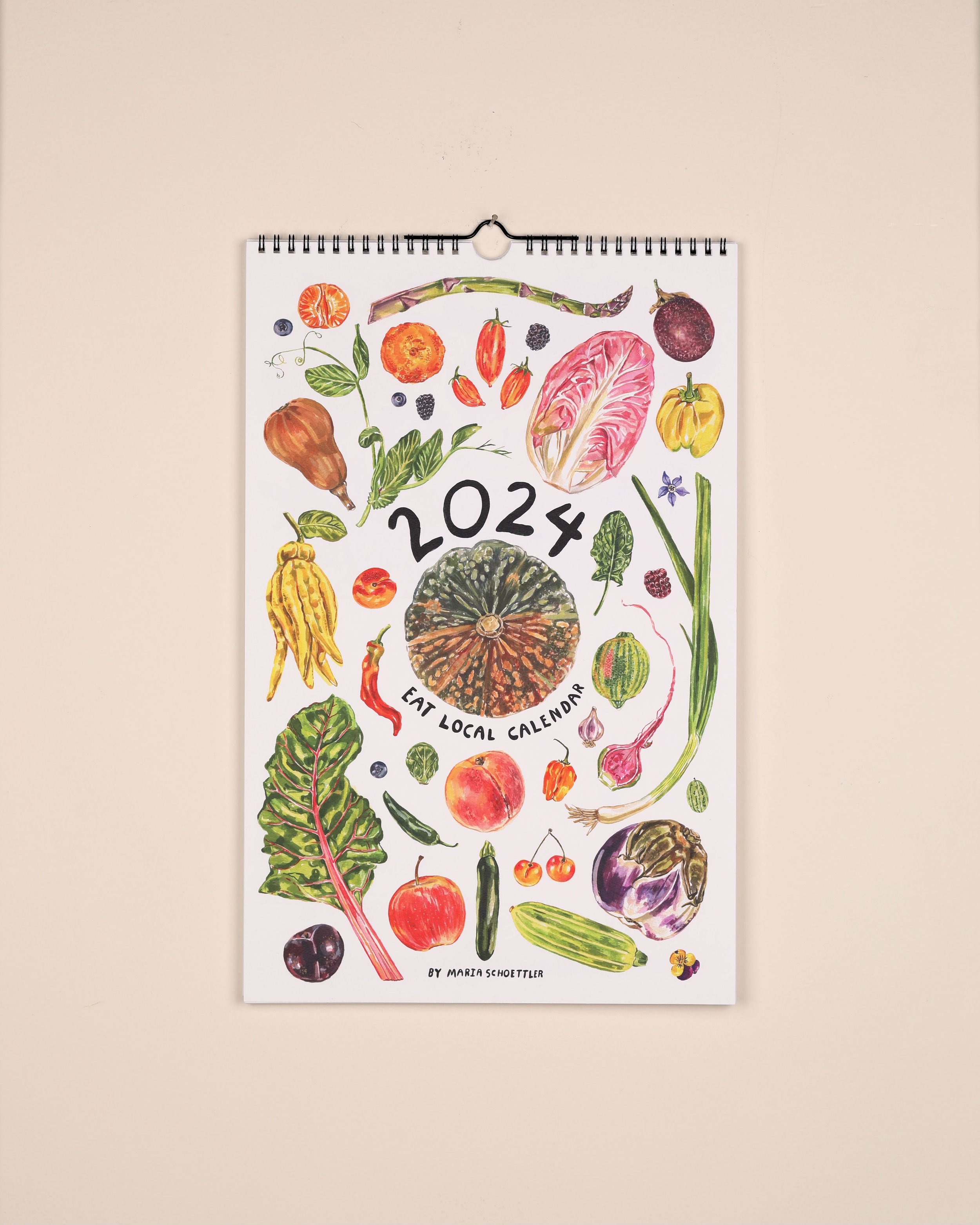 2024 Eat Local Calendar — Maria Schoettler