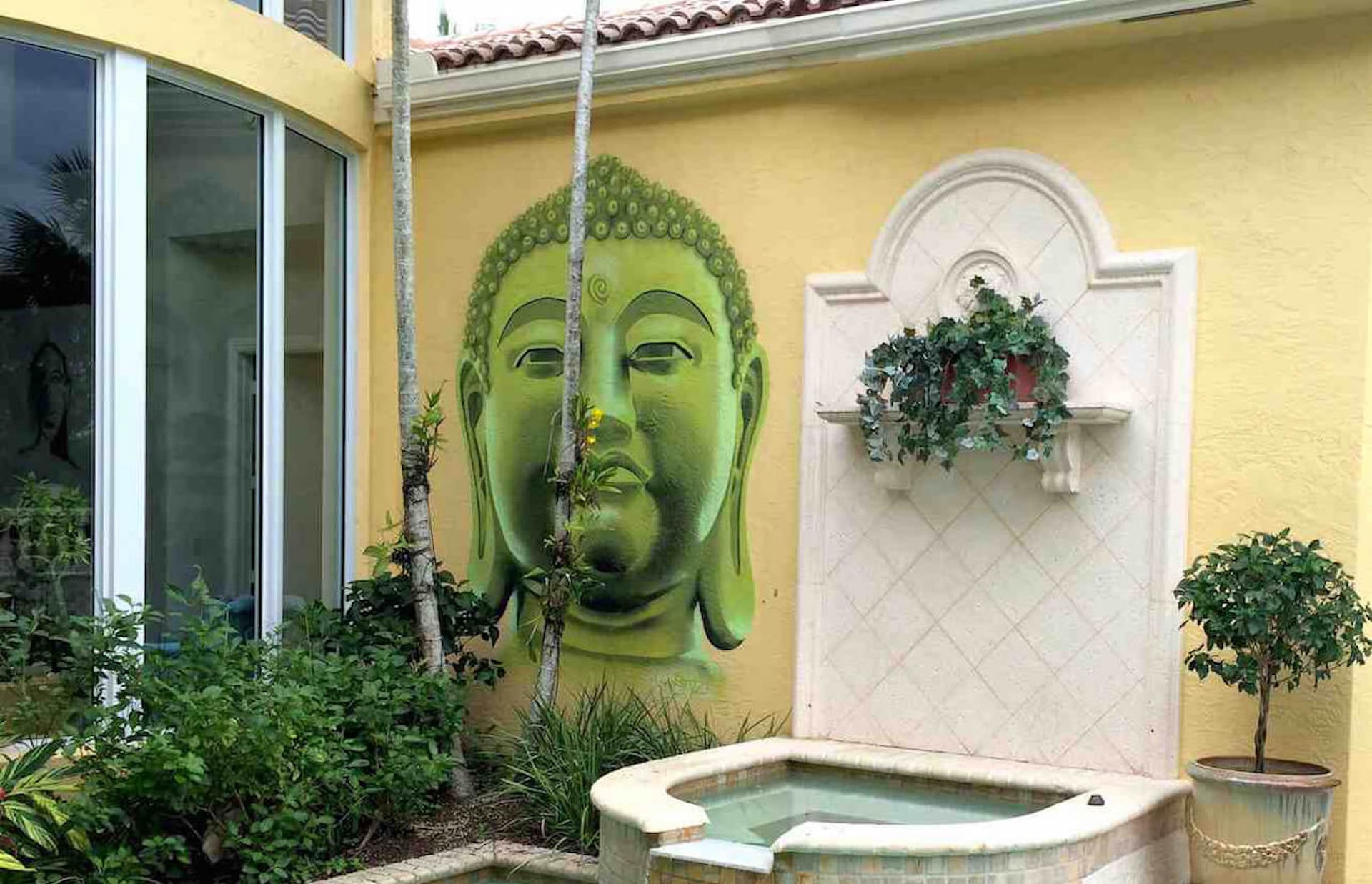 Private Commissioned Buddha Mural | Miami USA, 2014