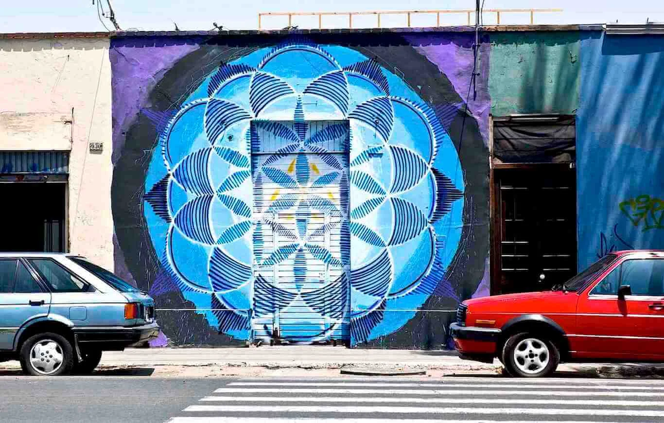 Geometric Mural "Barranco" | Lima Peru, 2014