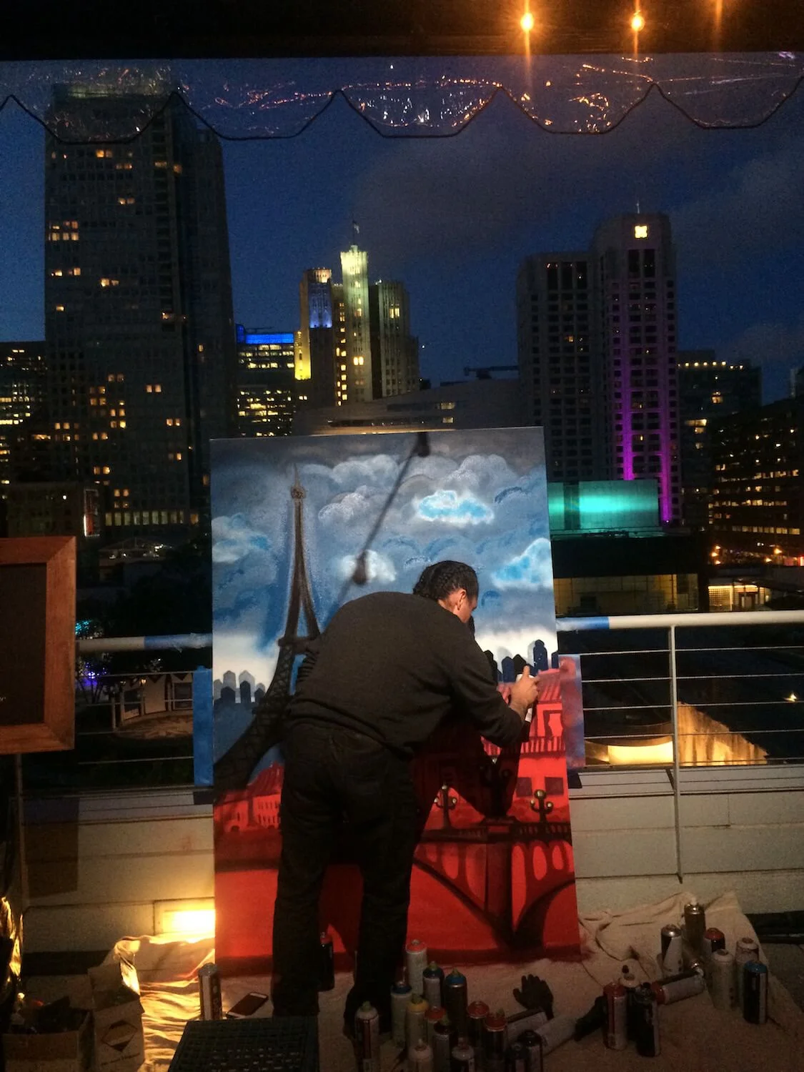 Live Graffiti Painting | downtown San Francisco, 2016