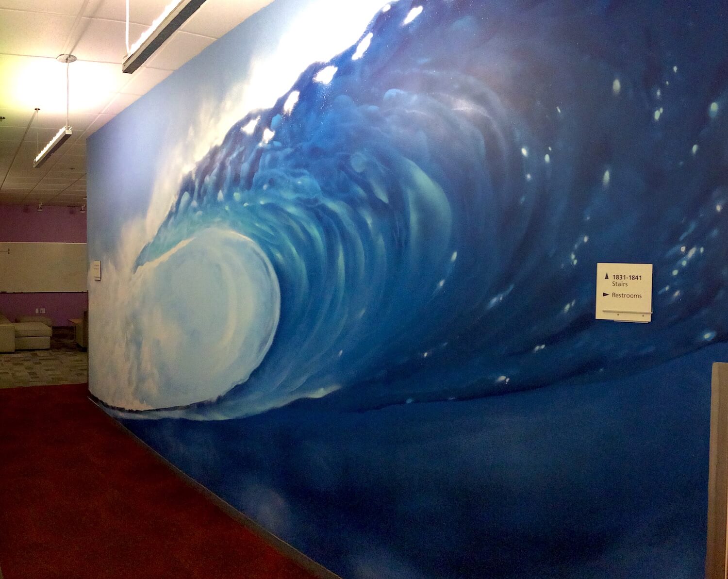 Commissioned Office Mural for Microsoft | Mountain View USA, 2016