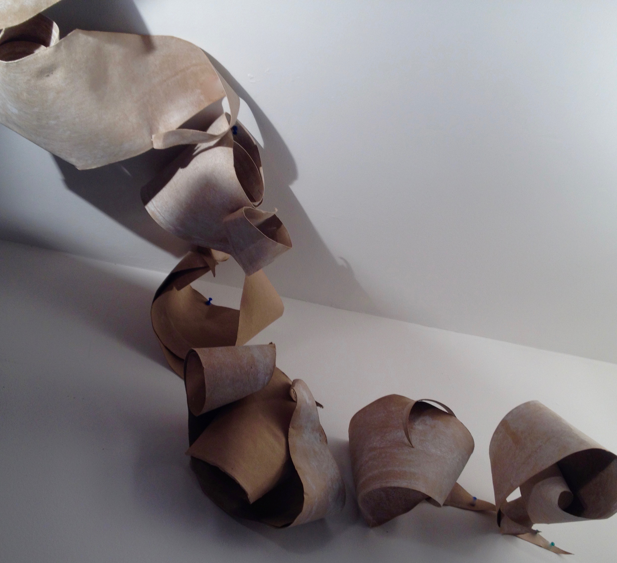 These are attached to the ceiling and wall.