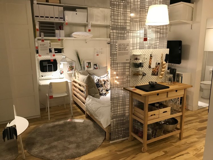 IKEA Brooklyn Studio Apartment Room Set 270 sq ft — Allison Carroll