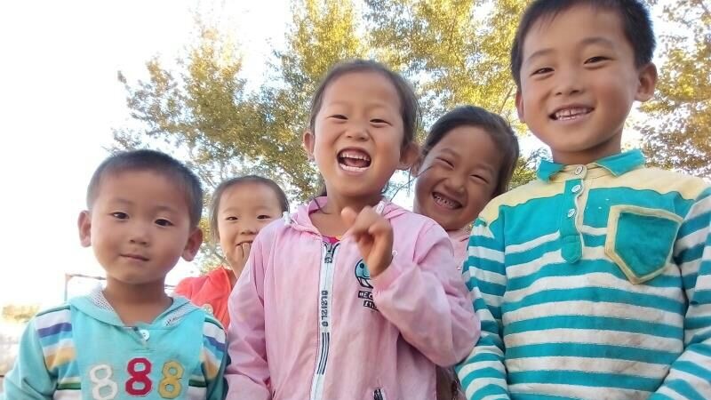 North Korean Children Smile