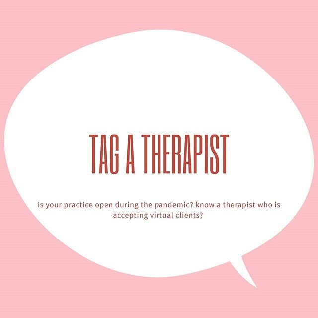 In light of COVID-19, let's start a thread of hope and healing! When it feels like the entire world has shut down around you, remember Therapists are still here to support you now more than ever! 💪🏼💪🏼 &bull;
&bull;
&bull;
You don't have to feel a