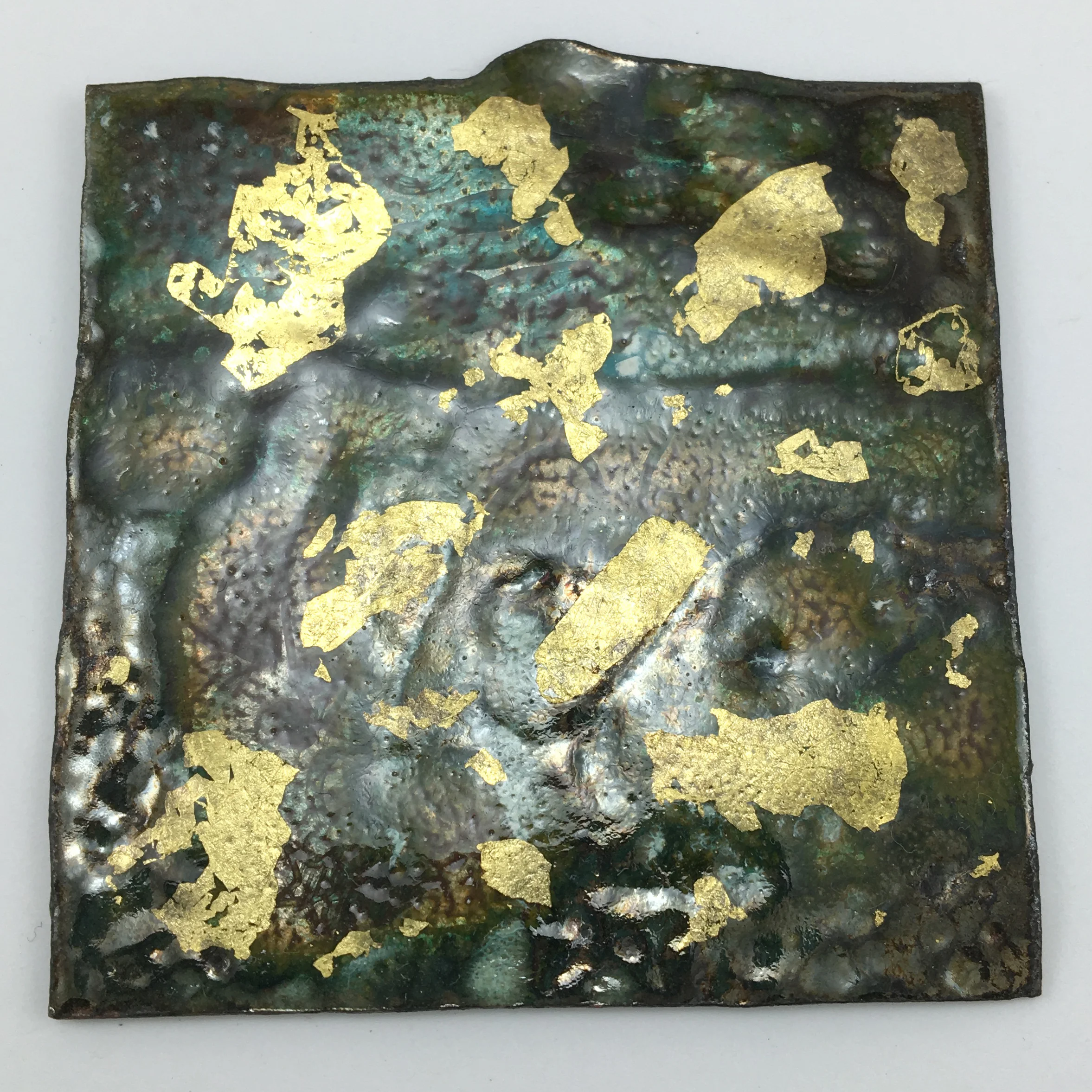 Exploring gold foil in enamel.