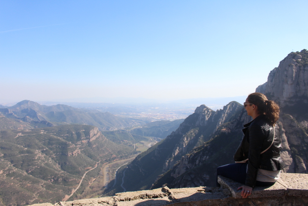 View from Santa Maria de Montserrat Abbey