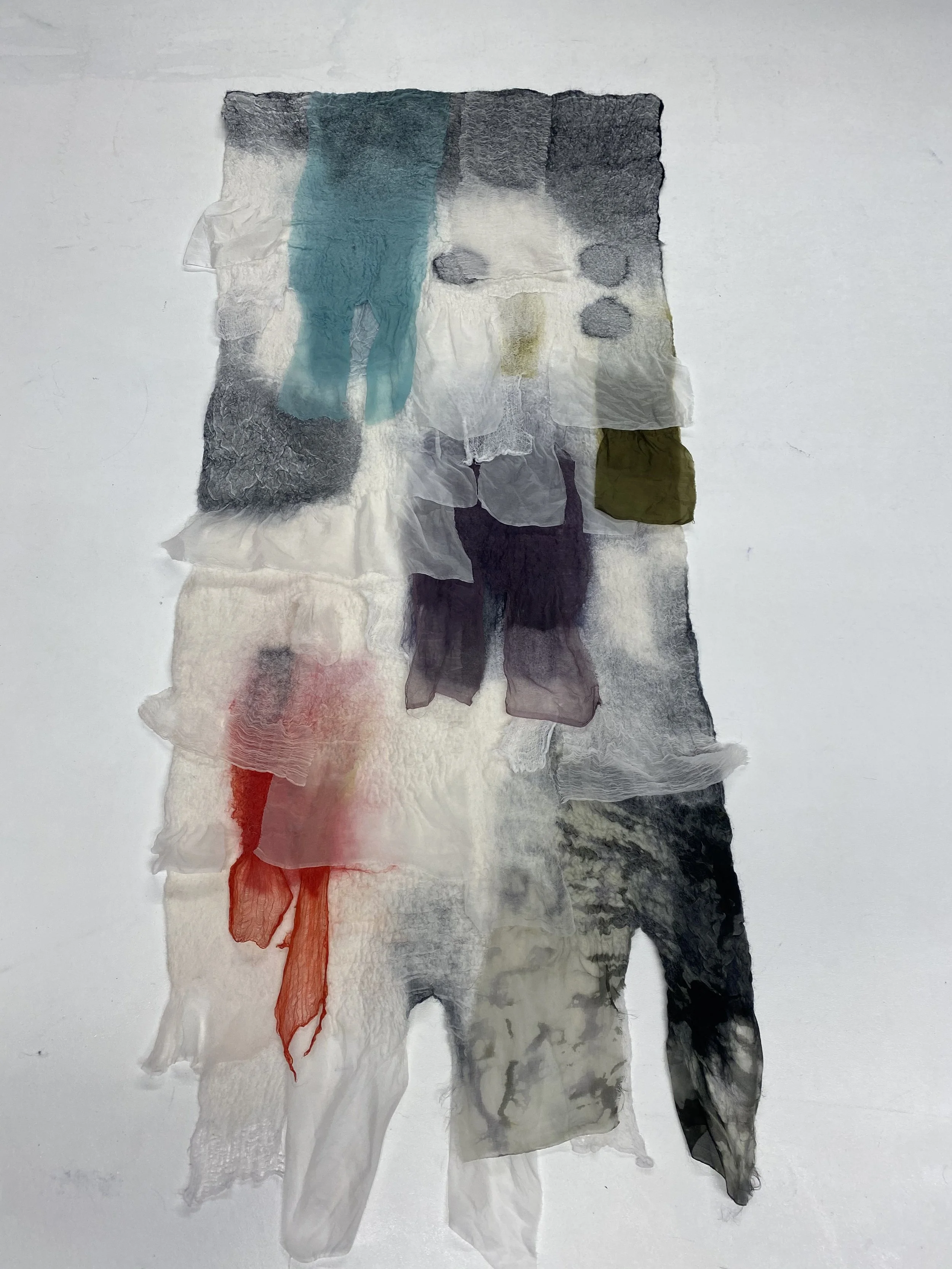 Nuno Felt Wall or Table Art Piece