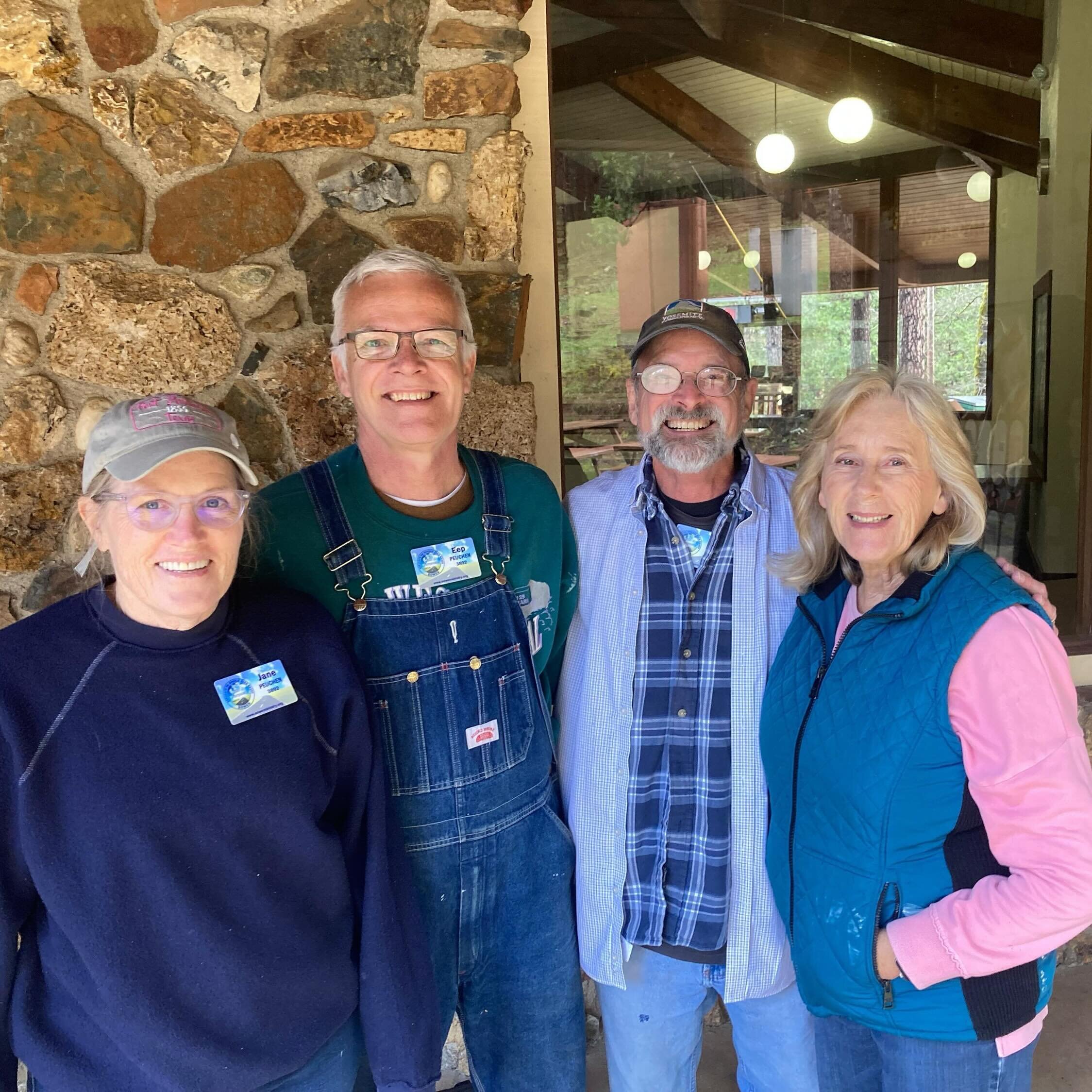 We have been so blessed in the month of March to have Eep &amp; Jane and Steve &amp; Gail of the SOWERS volunteer! They have done so much to help us as we prepare for our busy season! 

#followdaarrow #SOWERS #servantsonwheelseverready #volunteer #ch