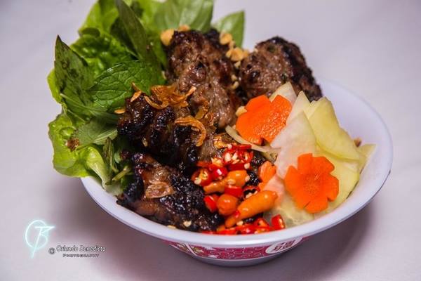 Bun Cha Hanoi, the famous dish that comes from the Northern region of Vietnam. It was recently made famous when Preisdent Obama ate at a Bun cha restaurant with Anthony Bourdain during his visit to the country earlier this year. 