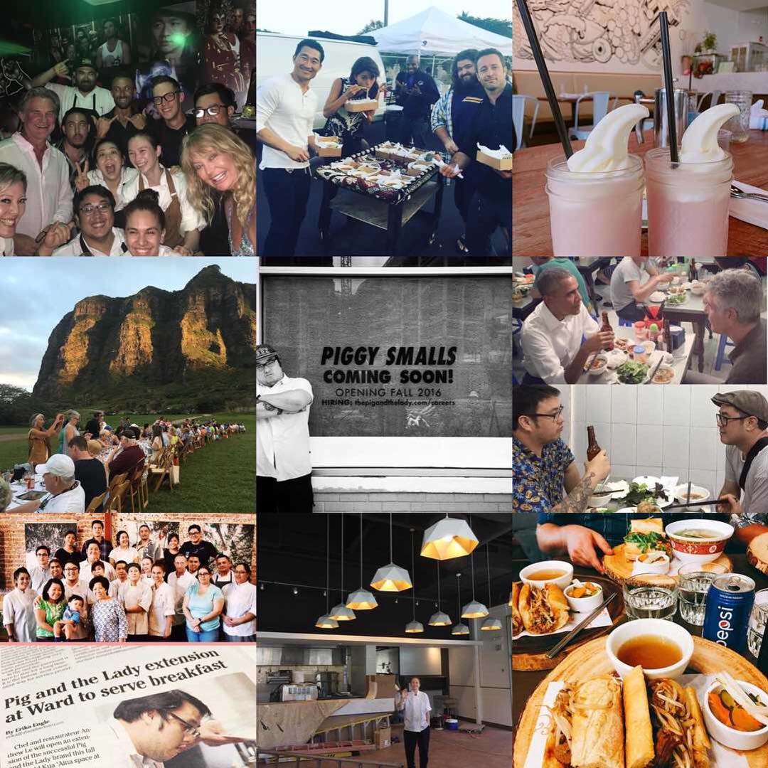 Here are some snapshots of the Pig and the Lady ohana during 2016. It was a blast and we couldn't have done it without our amazing diners and patrons. Mahalo! 