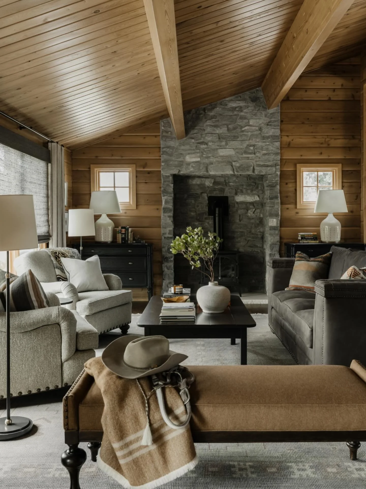 Inspired by the timeless elegance of Ralph Lauren interiors, we ensured #RSTimberRidgeRanch felt welcoming and lived-in rather than overly polished. Every room was thoughtfully appointed, breathing new life into the client&rsquo;s treasured collectio