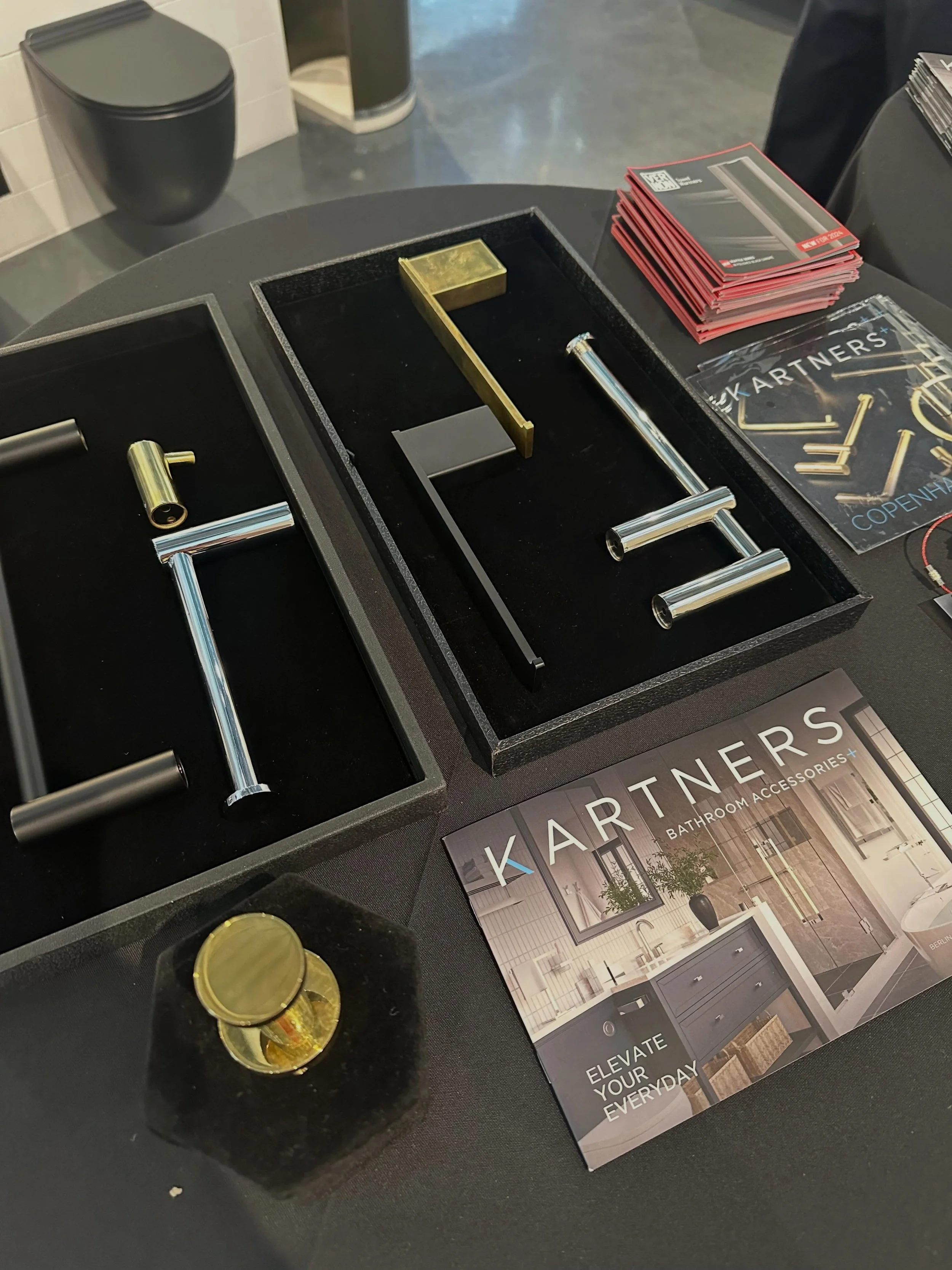 We attended the Bon Voyage event at @royalflushboutique &amp; it did not disappoint!!! So much fun!  Some of our favourite vendors were there to show off the latest &amp; greatest!  Thank you Mike &amp; @karakenno 
&thinsp;
@kartners &thinsp;
@zomodo