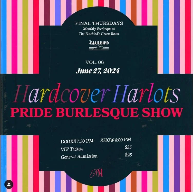 Hardcover Harlots Pride Burlesque Show