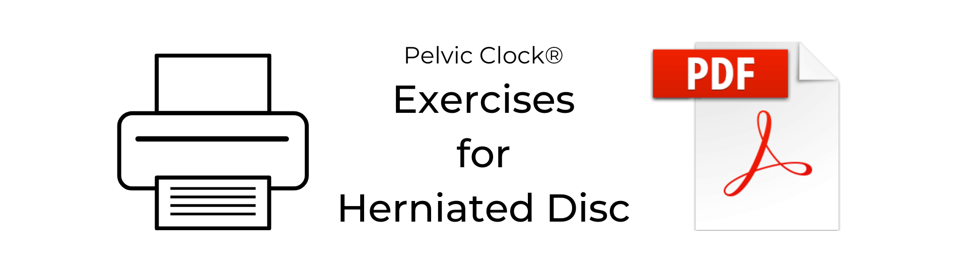 Exercises for a Herniated Disc — Pelvic Clock® Exercise Device