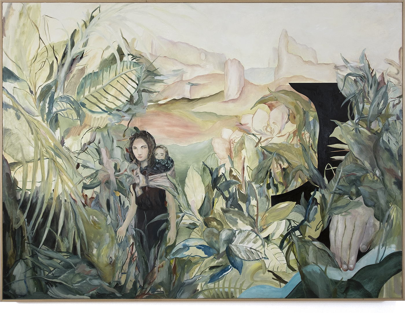 Tomorrow Will Be Better 36" x 48" Oil on Canvas Framed in Alder 37" x 49"
