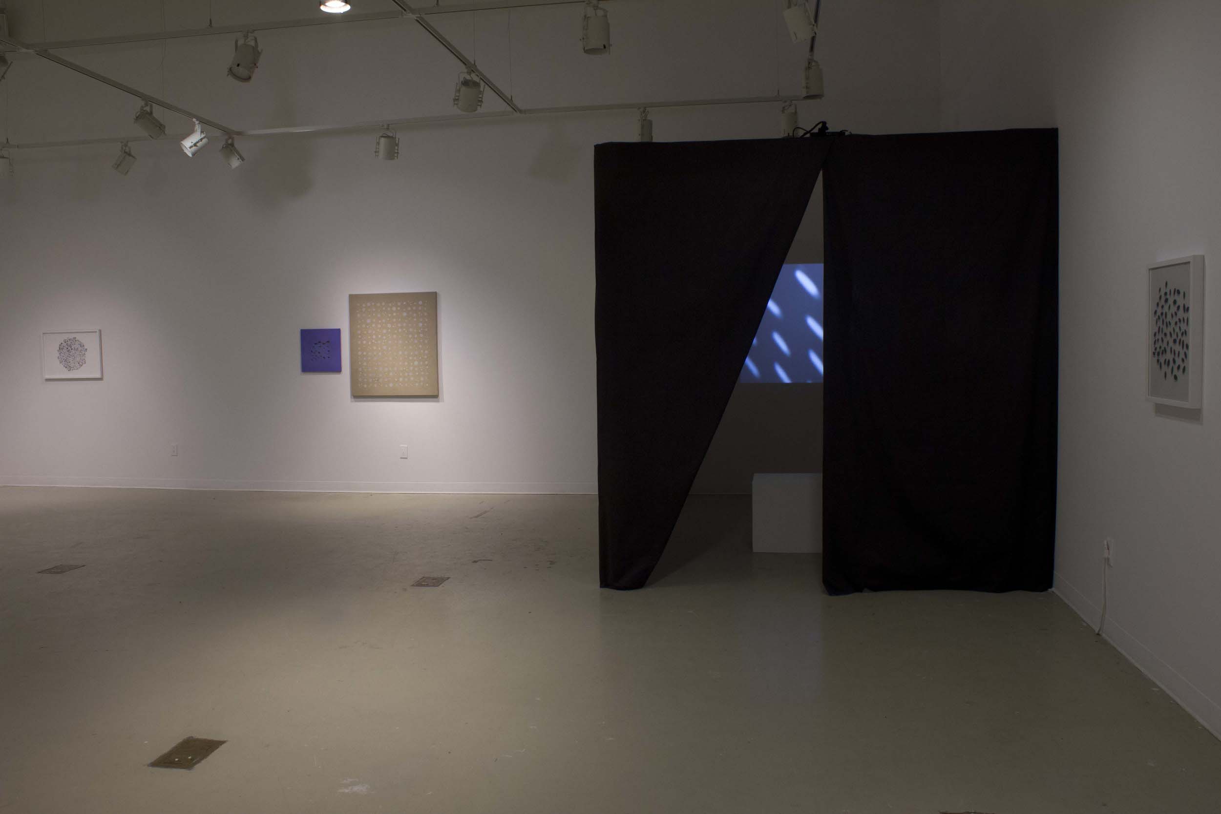   Slow Seeing  MFA Thesis Exhibition  Installation view at Gales Gallery  2016 