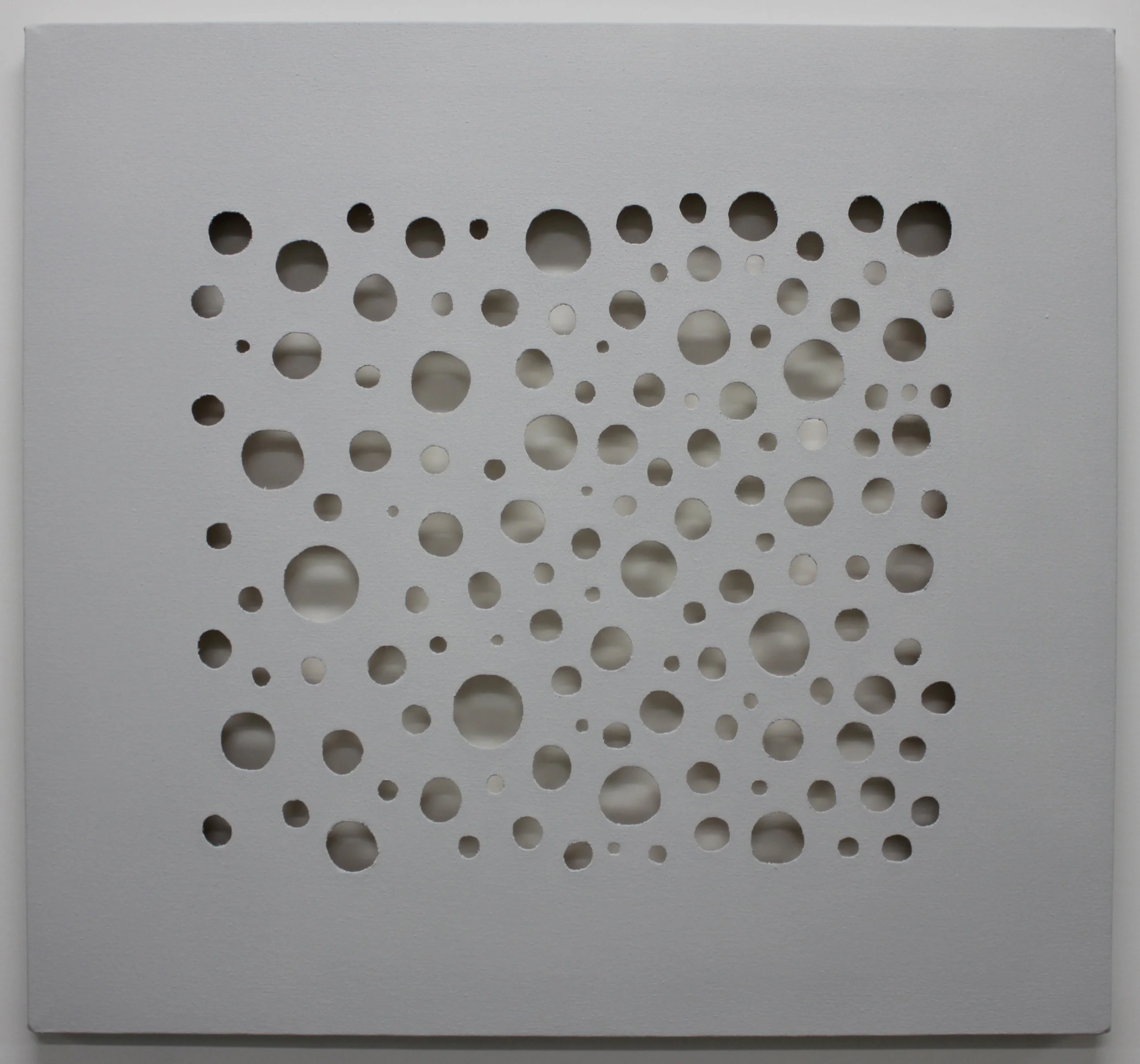 Current of Air spray paint on canvas 25" x 27" 2014 