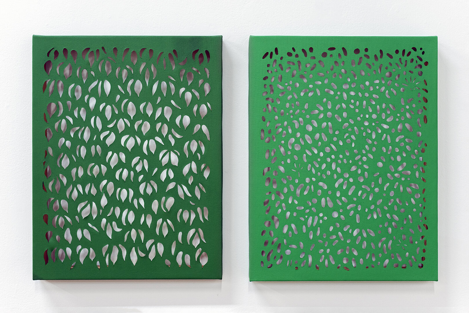   greenery series   Acrylic on canvas  18” x 14” each  2019 