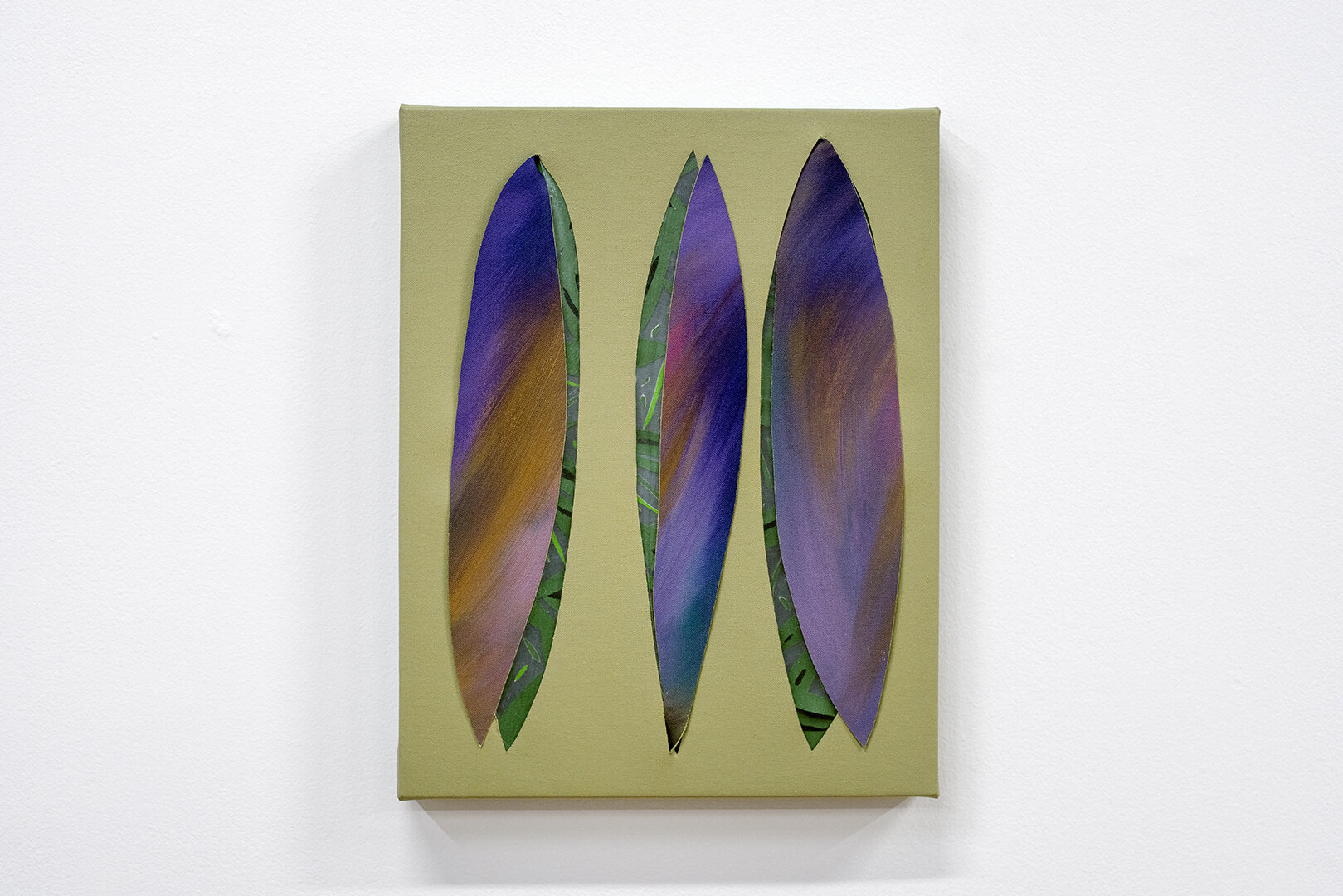  Untitled   Acrylic and gel medium on canvas 18” x 14”  2018 