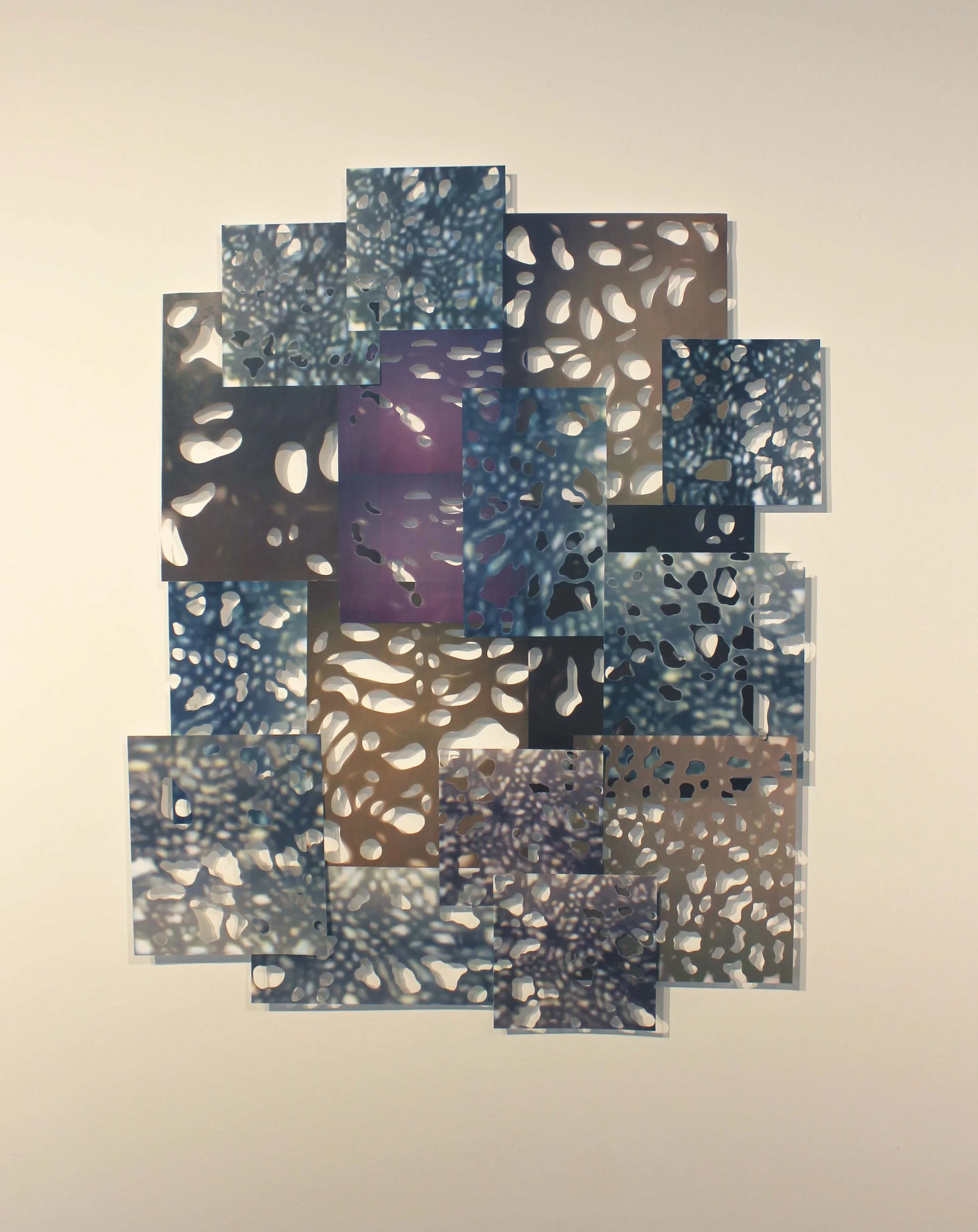   Orbital 3  paper collage dimensions variable  2026 