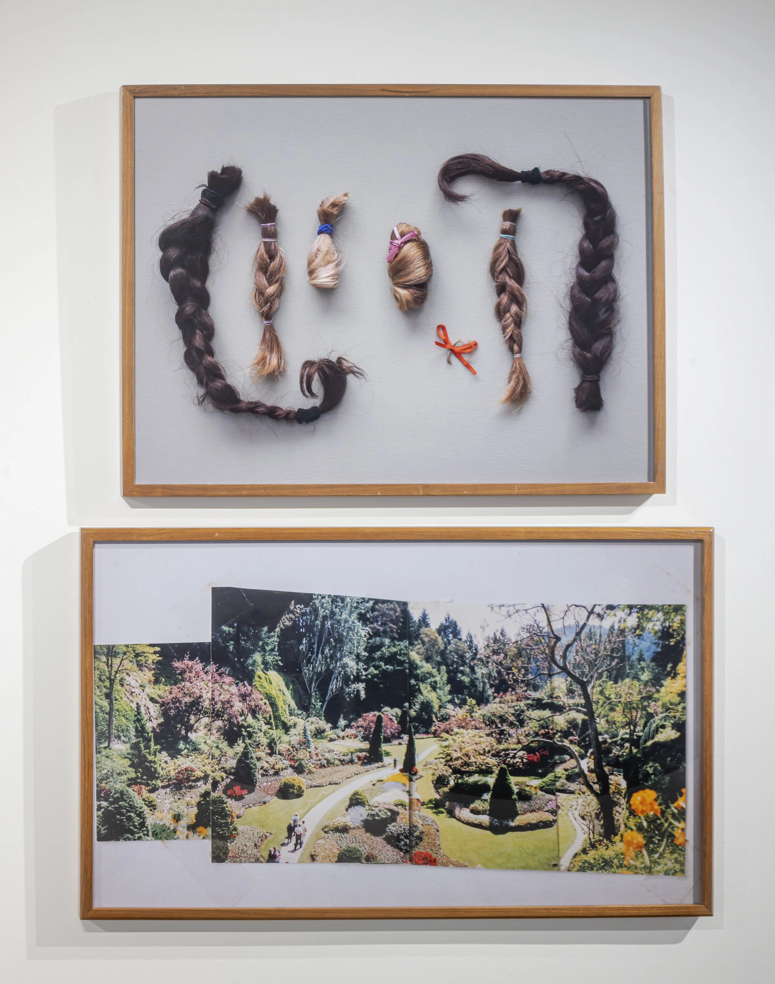  Top:  Mother, Daughter, Sister  Inkjet print on photo paper 25” x 33”  2025  Bottom:   Garden   Inkjet print on photo paper  24” x 39”  2025  