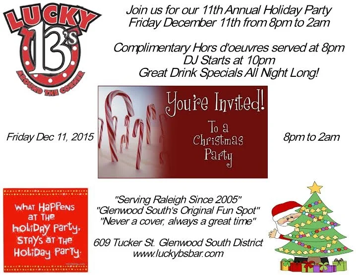 Lucky B's 11th Annual Holidays Party