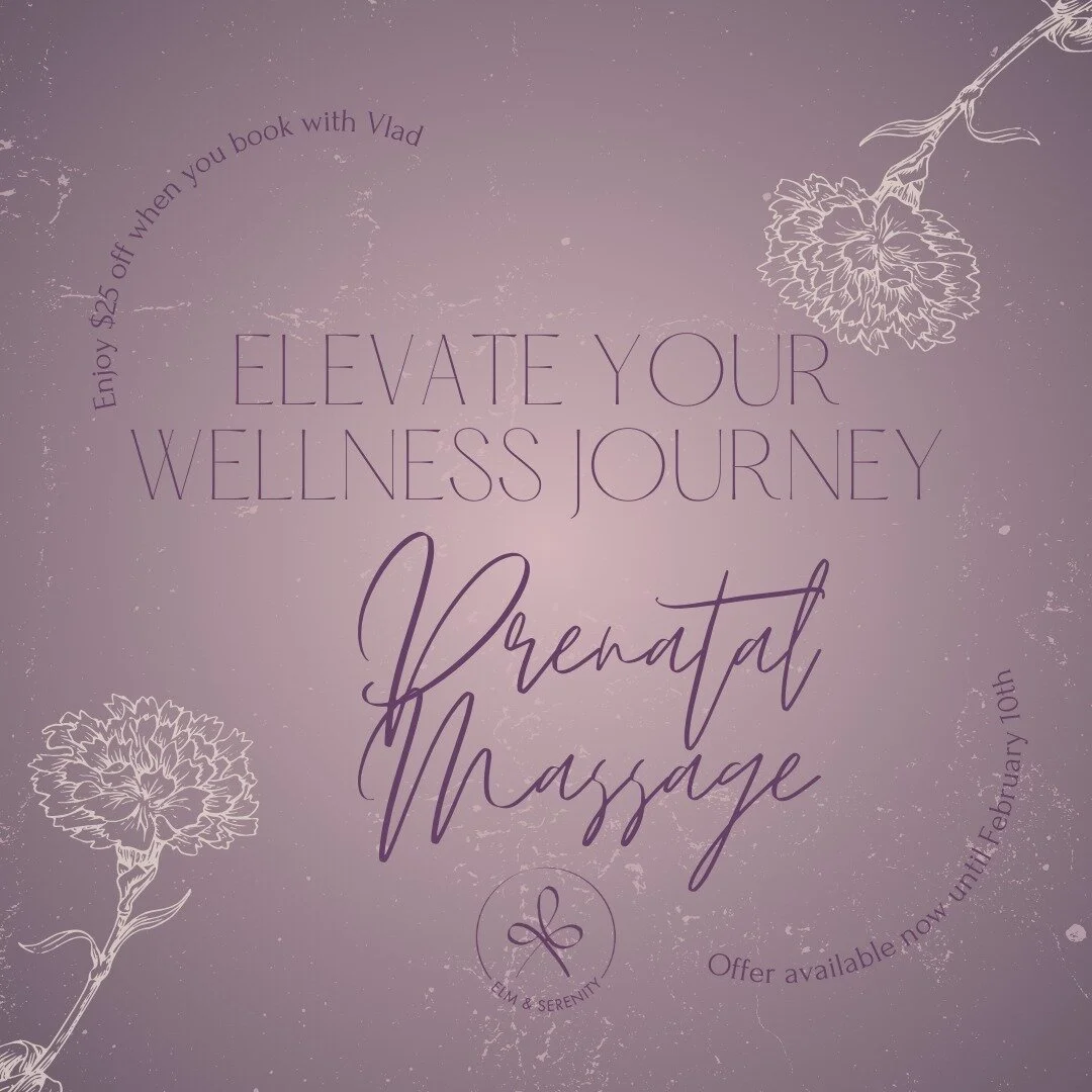 🌟 LIMITED TIME OFFER! 🌟 Enjoy a $25 DISCOUNT on Prenatal Massages with Vlad until February 10th, 2024. ✨

Why you shouldn't miss this opportunity:
🤰 Prenatal Massage promotes relaxation, reducing stress during pregnancy.
🌼 It enhances overall wel