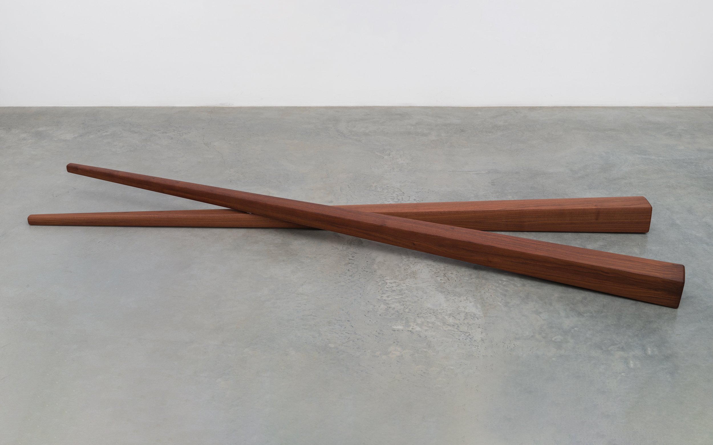   Neither/Nor #1 , 2024 &nbsp; &nbsp;  Walnut 12 x 89 x&nbsp; 22 inches 