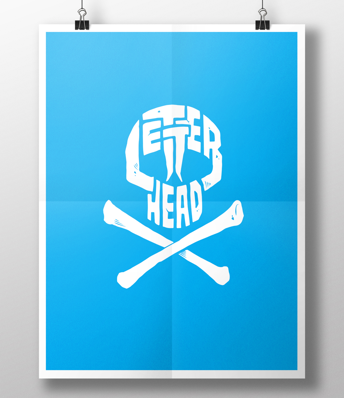 Screen printed poster