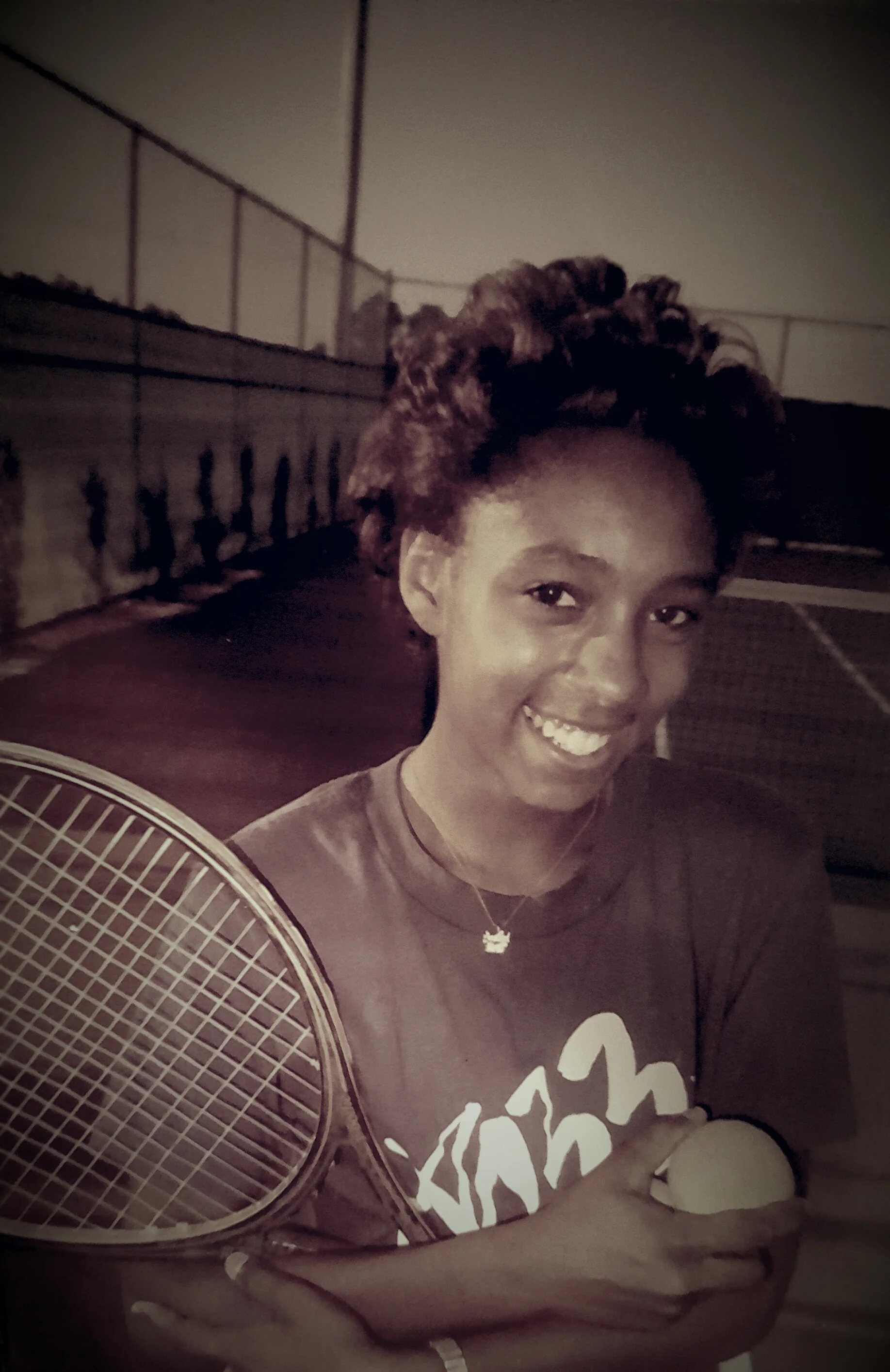 Practicing with my Prince tennis racket - New Hillcrest Courts